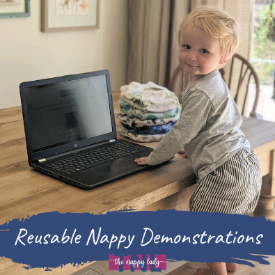 Reusable nappy demonstrations